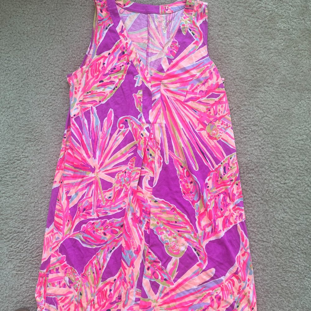 Lily Pulitzer Short Cotton V-Neck Dress